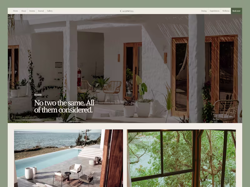 Cover image for Caldwell Estate Website Design