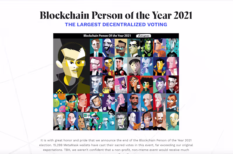 Cover image for VotingDAO - The largest decentralised voting | UI Developer