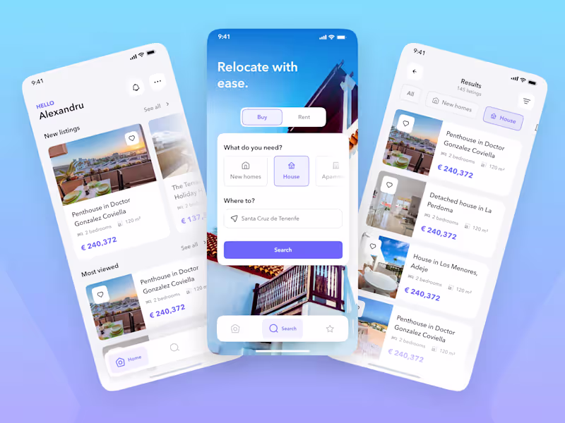 Cover image for Real estate mobile app