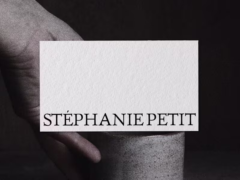 Cover image for Brand Identity Design for Stéphanie Petit