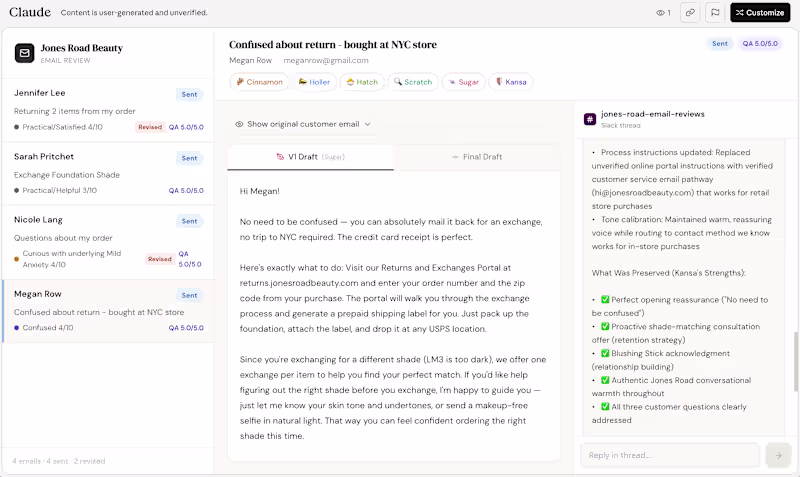 Cover image for Multi-agent customer service workflow