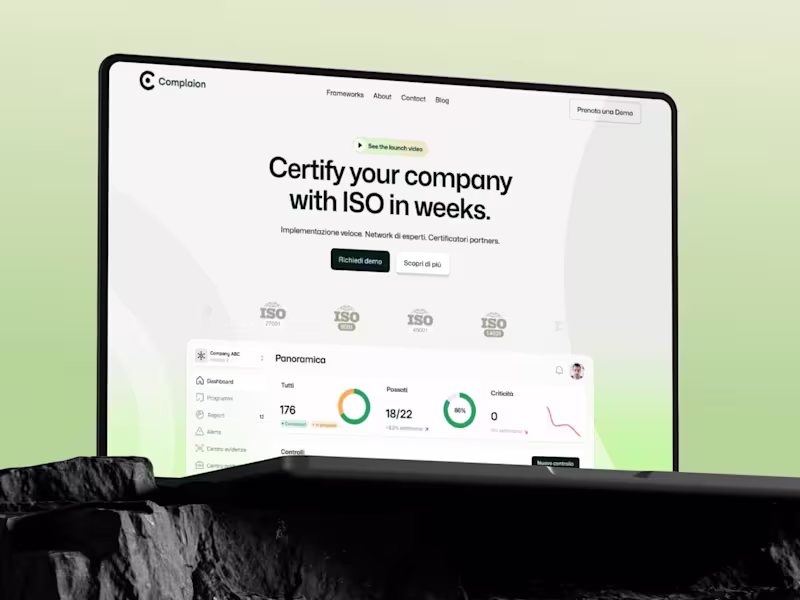 Cover image for Complaion – Streamlining ISO Certification