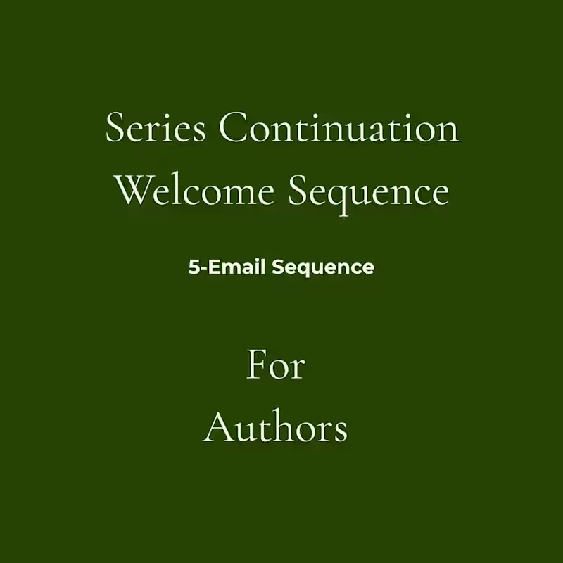 Cover image for Series Continuation Email Sequence for Authors