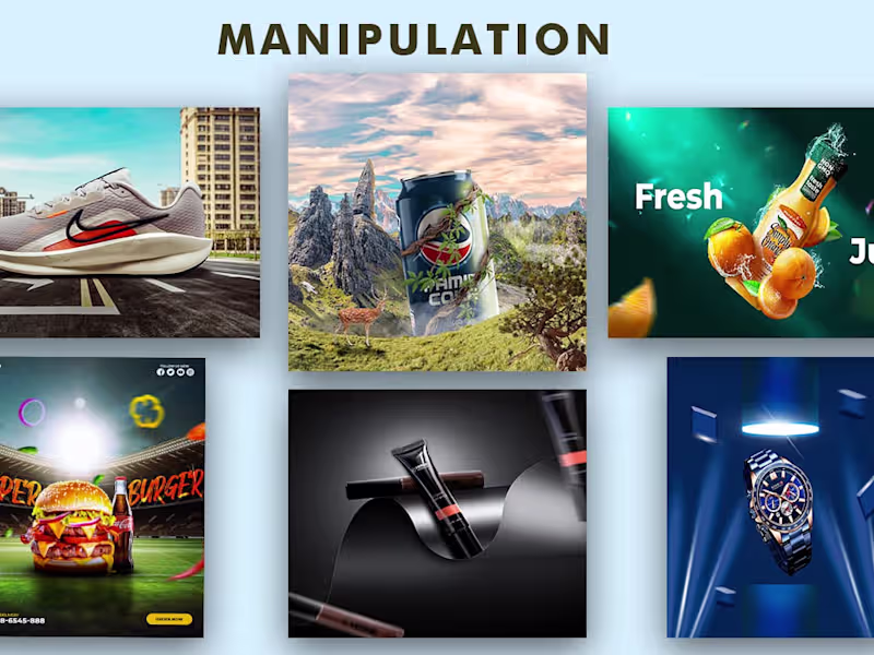 Cover image for I will do product manipulation, Social Media Advertising design
