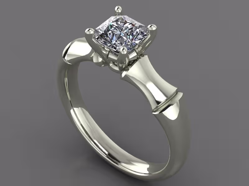 Cover image for I will design custom 3d jewelry design, rendering and animation