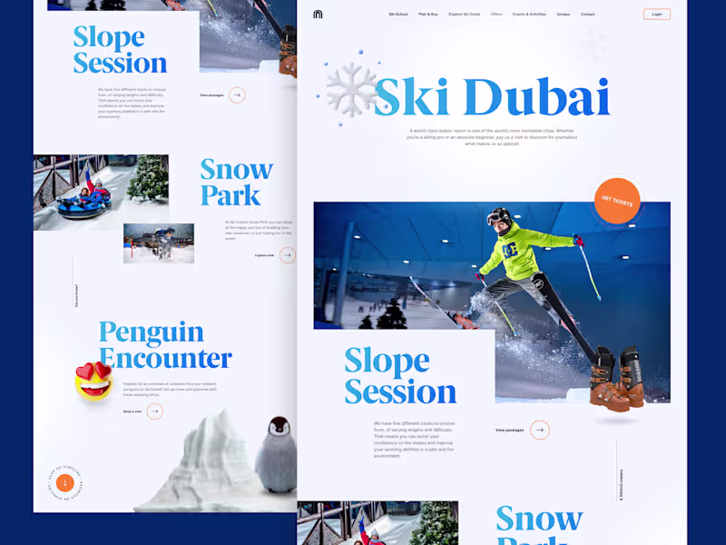 Cover image for Ski Dubai - Design Direction