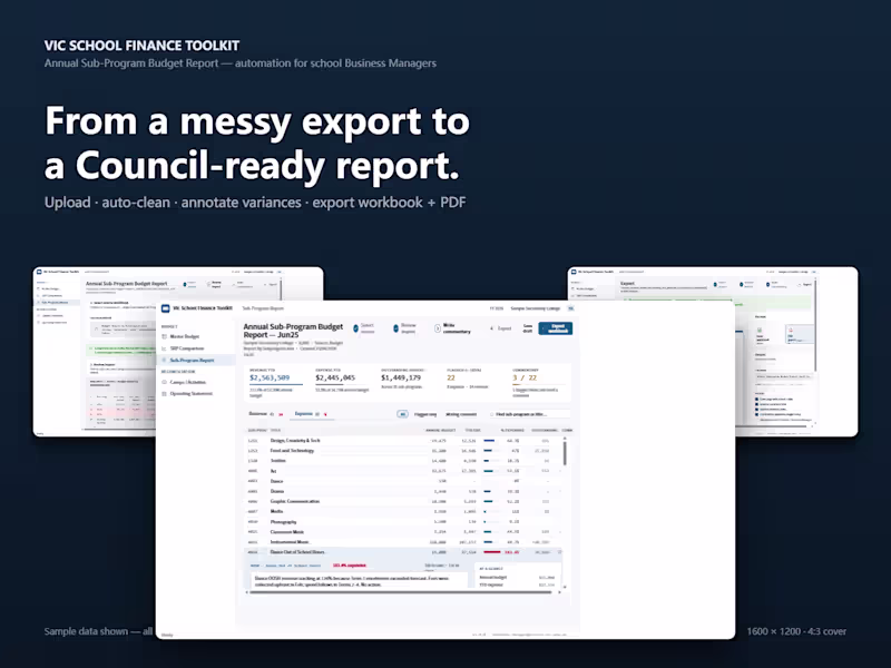 Cover image for School Tool — Case study | Ivan Wang