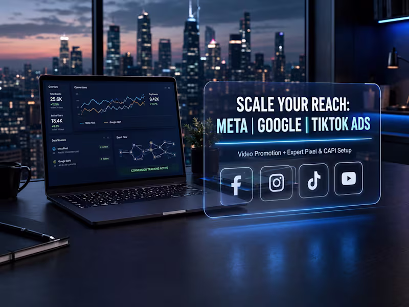 Cover image for Scale Your Reach With Expert Paid Ads, fb, Instagram, tiktok