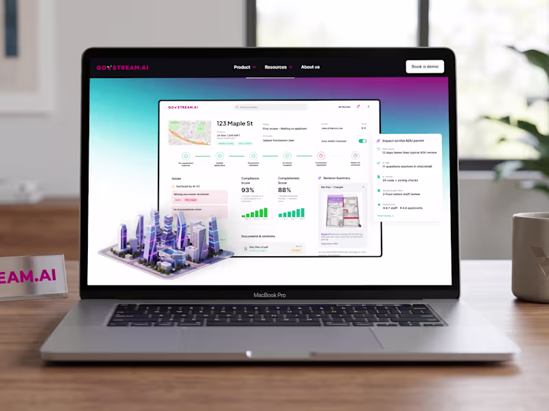 Cover image for Government Permitting Platform - Govstream.ai