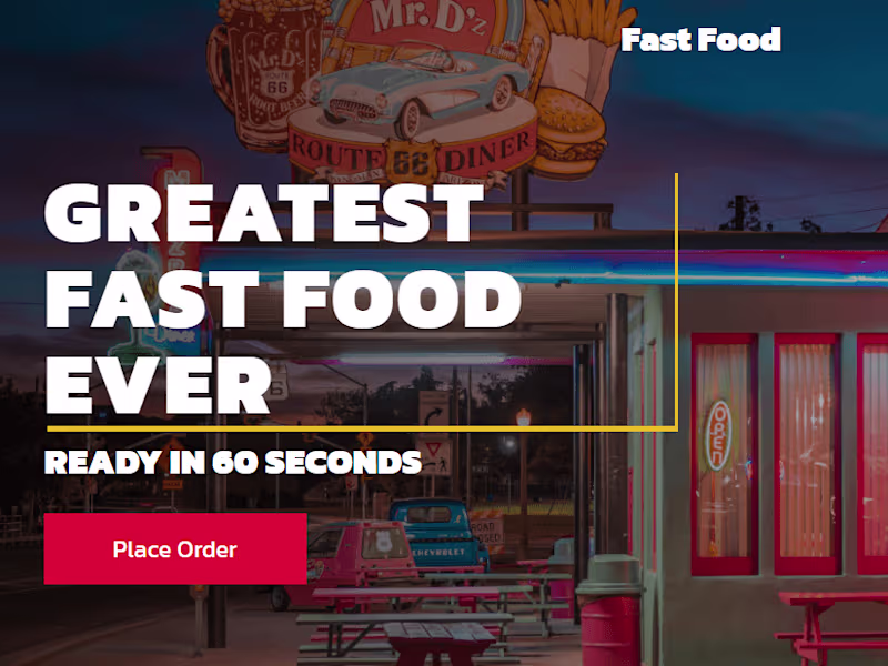 Cover image for React Restaurant Website