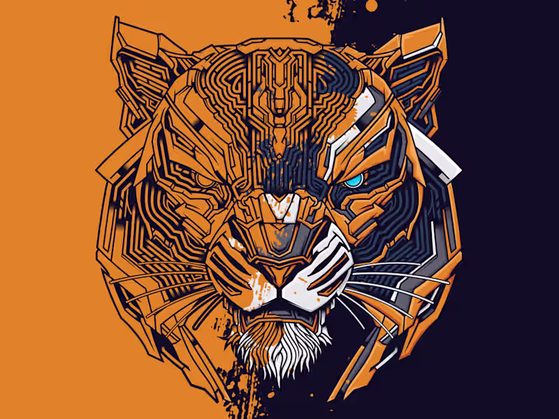 Cover image for Illustration - Mecha Tiger