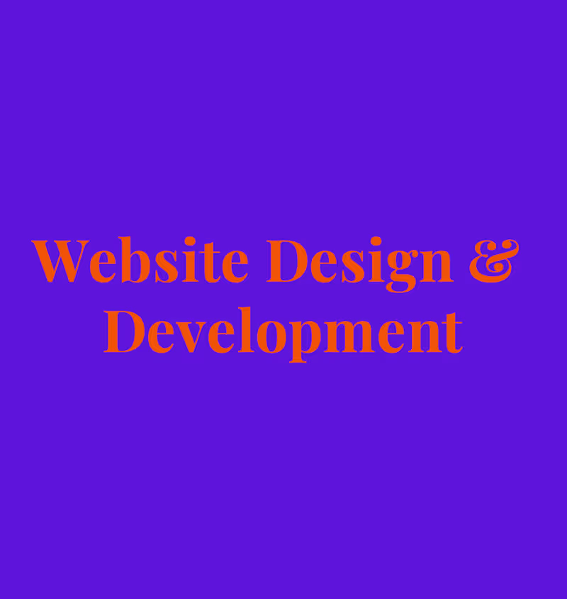Cover image for Website Design & Development