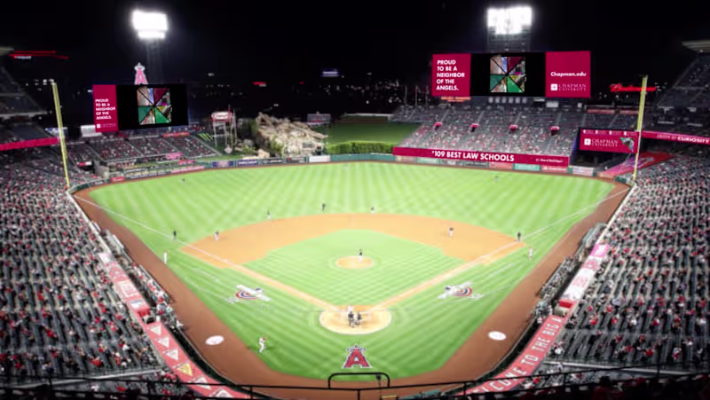 Cover image for Chapman University - Angel Stadium Ad Takeover