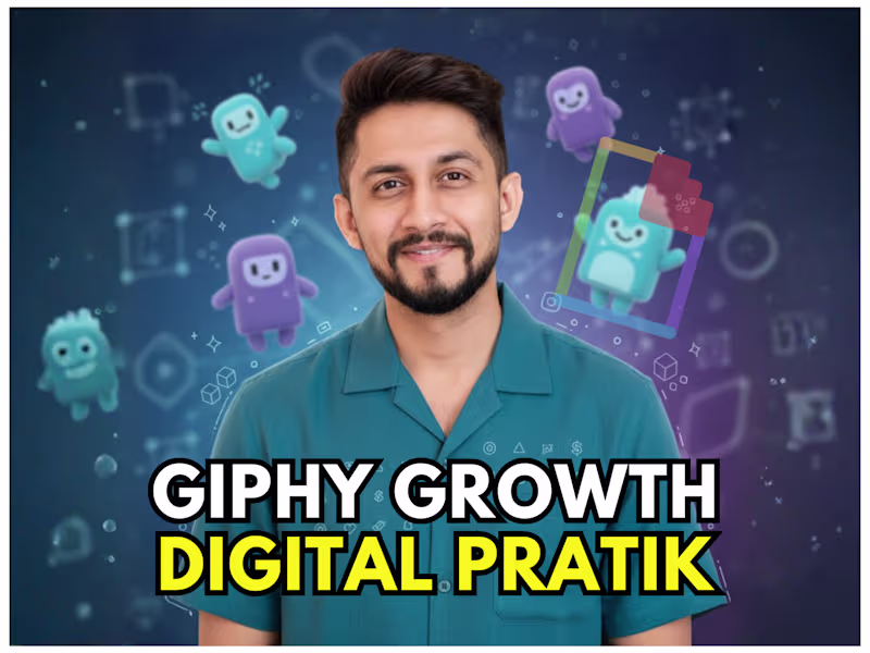 Cover image for Digital Pratik GIPHY Growth: from 200M to 1.7B views