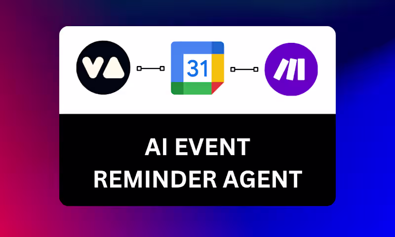 Cover image for AI Event Reminder Agent

To improve