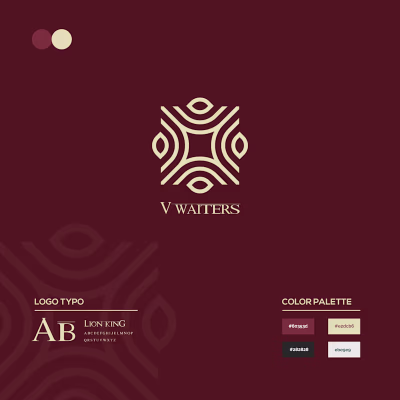 Cover image for Logo for V Waiters