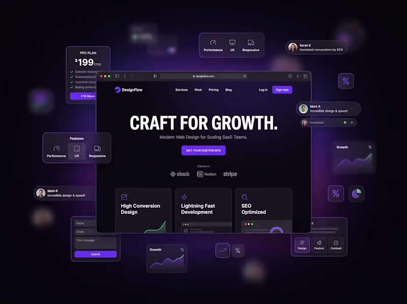 Cover image for SaaS Website Design and Development