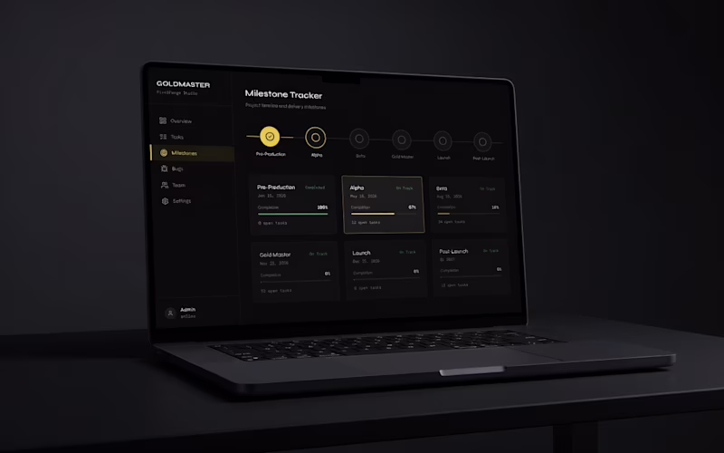 Cover image for Goldmaster — a full UX/UI