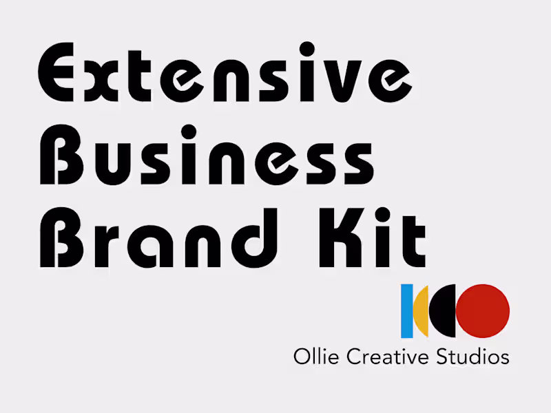 Cover image for Comprehensive and Thorough Branding Kit for Established Brands