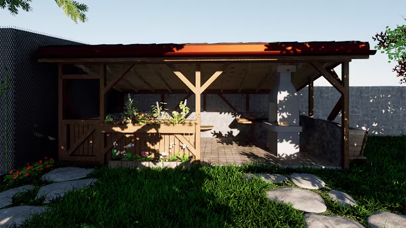 Cover image for Garden pergola