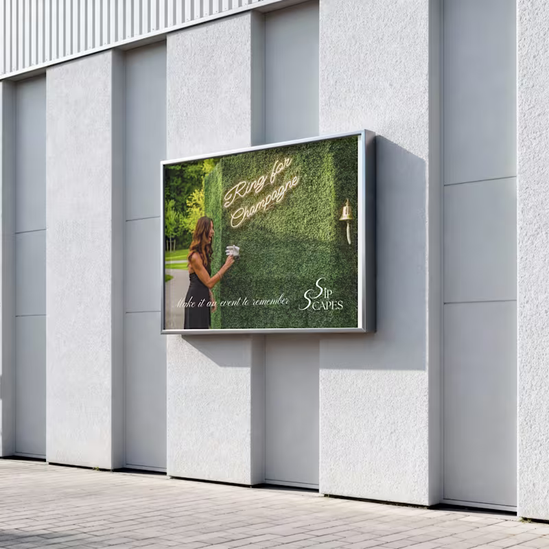 Cover image for SipScapes — Brand Identity & Event Design