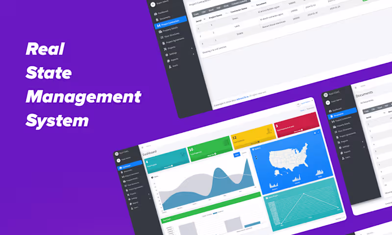 Cover image for Laravel CMS Application for Real State Company 