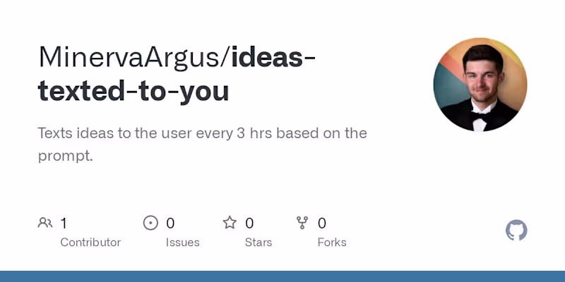 Cover image for MinervaArgus/ideas-texted-to-you