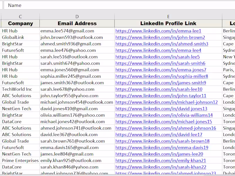 Cover image for Lead Generation web research