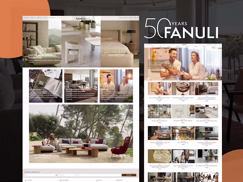 Cover image for Premium Luxury Furniture And Interior Design WordPress Website