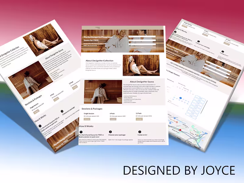 Cover image for Funnel for Sauna booking