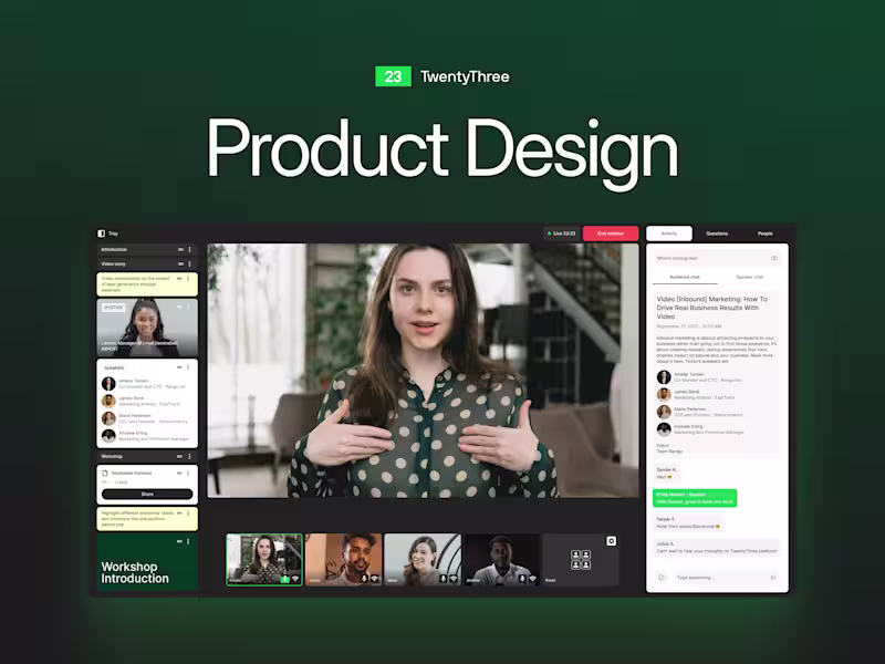 Cover image for TwentyThree Webinars 