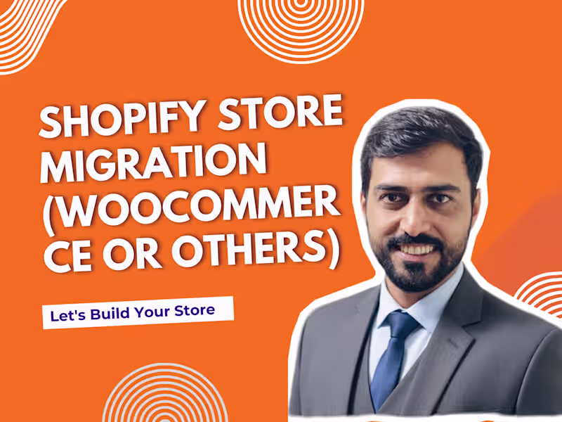 Cover image for Shopify Store Migration — WooCommerce & Other Platforms