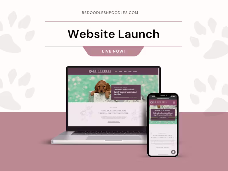 Cover image for BB Doodles & Poodles Website