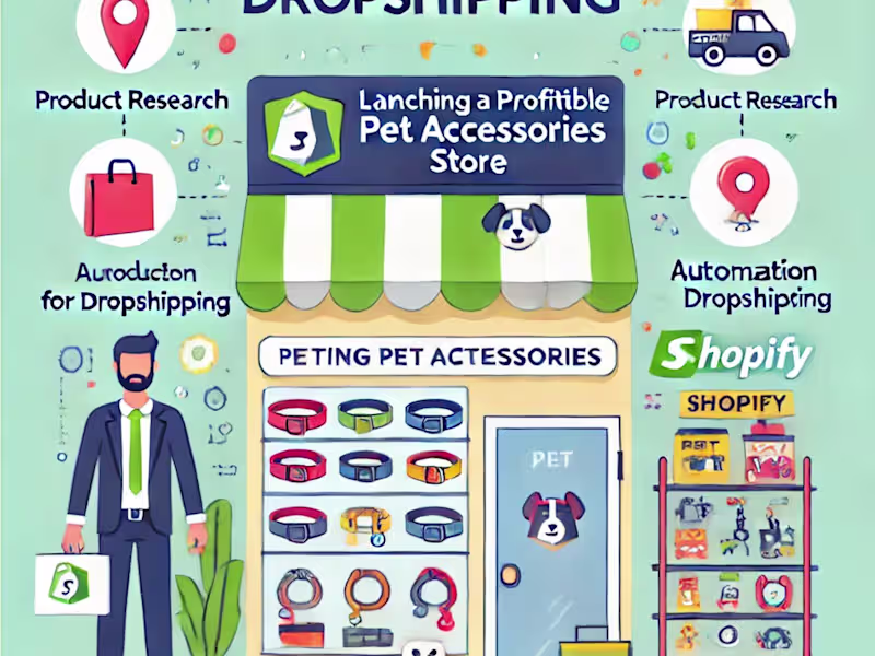 Cover image for Shopify Dropshipping Launching Profitable Pet Accessories Store