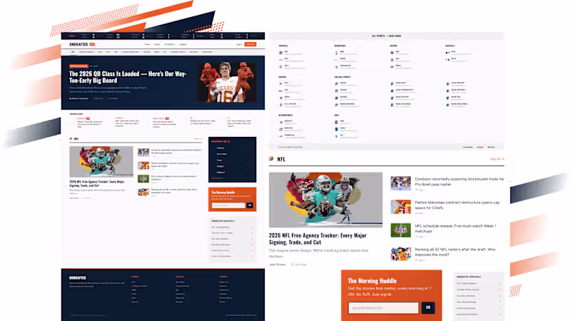 Cover image for AI-Powered Redesign of Undrafted Sports Platform