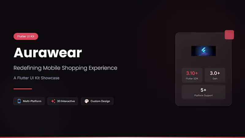 Cover image for Flutter E-Commerce Shopping App with Firebase Auth