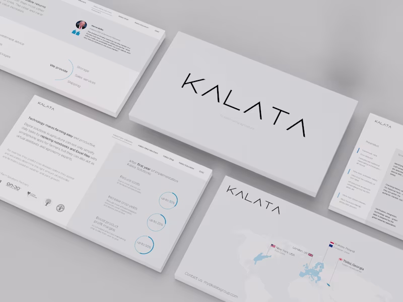 Cover image for Kalata Company Presentation PowerPoint Design