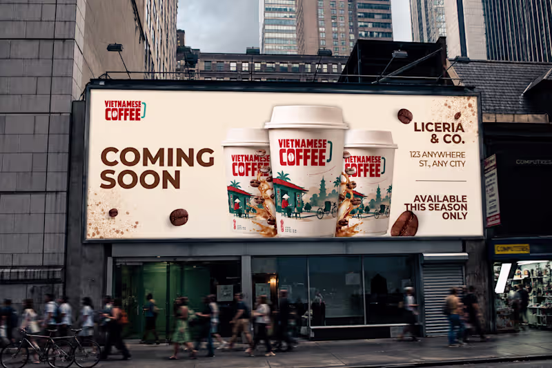 Cover image for Vietnamese Coffee Branding Project