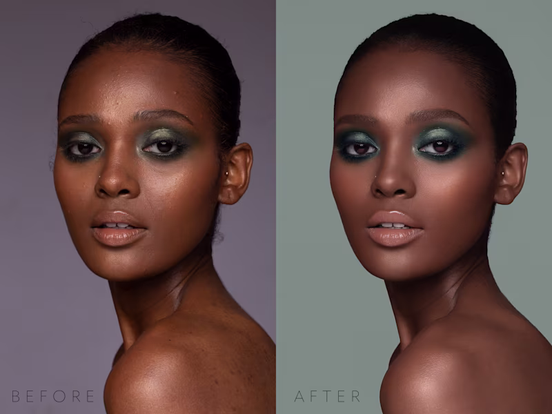 Cover image for BEAUTY RETOUCHING PROCESS