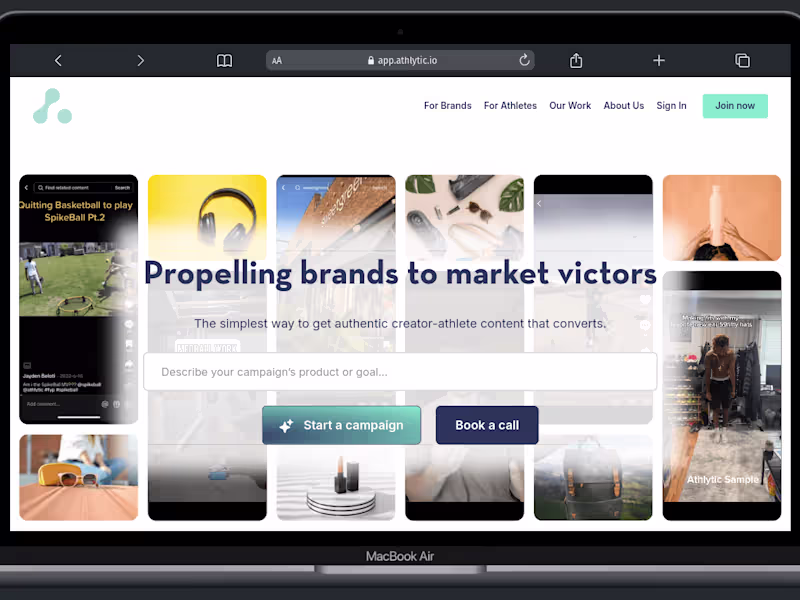 Cover image for Landing Page - Marketing Site Athlytic.io