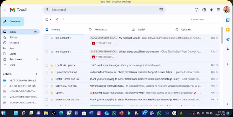 Cover image for This project highlights my Gmail