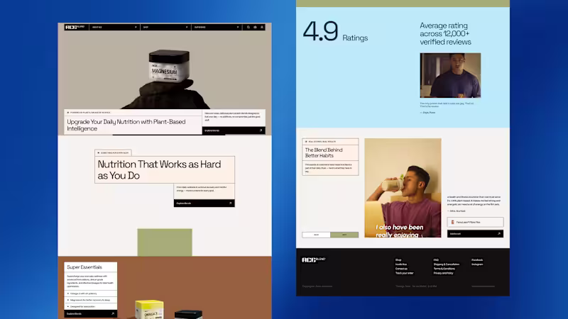 Cover image for Ace Blend Website Redesign Concept