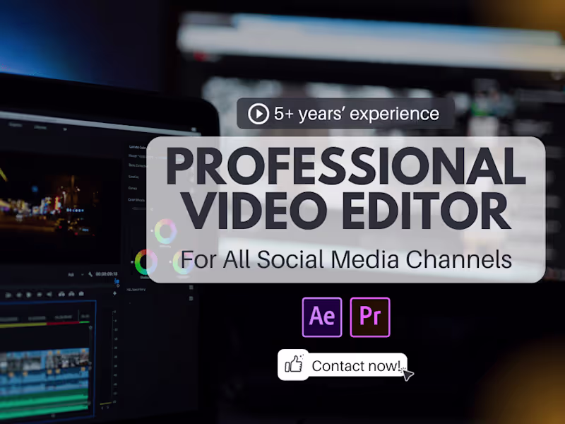Cover image for Professional Video Editor