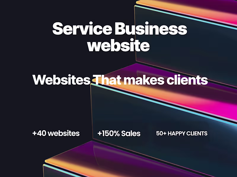 Cover image for Service Business Websites – Turn Visitors into Clients