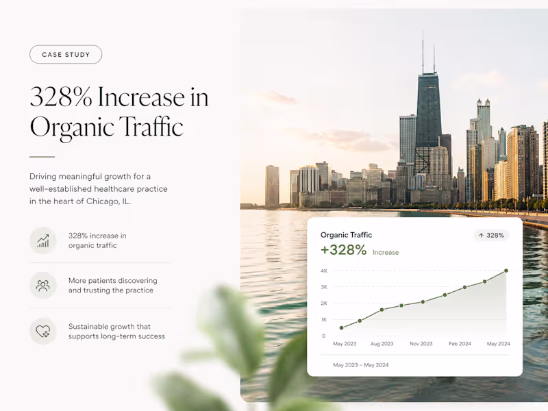 Cover image for Organic Growth – Chicago Healthcare Practice ✨