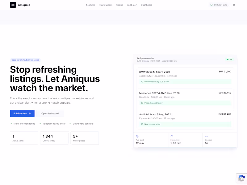 Cover image for Amiquus Website & Product Experience Redesign