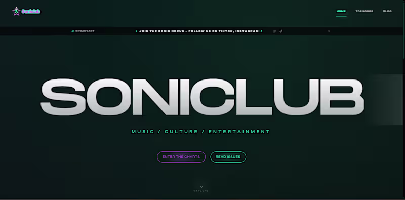 Cover image for Soniclub, Egypt's Digital Music Magazine