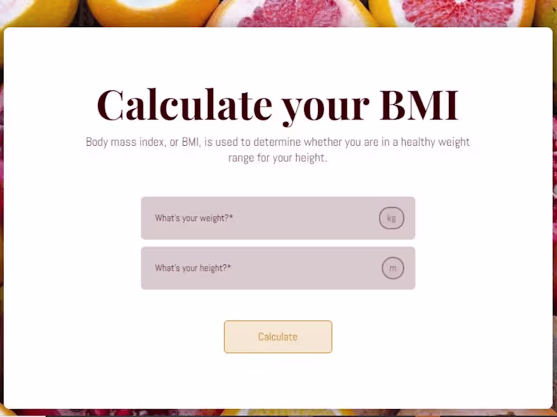 Cover image for An iteractive and mind blowing survey form