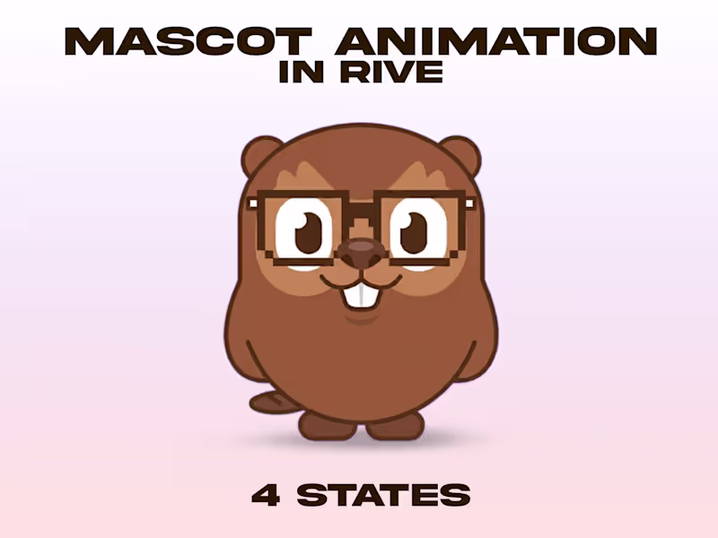 Cover image for Interactive Mascot Animation - Rive