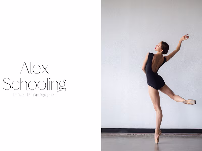 Cover image for Alex Schooling Dancer | Choreography - Sterlin Mosley